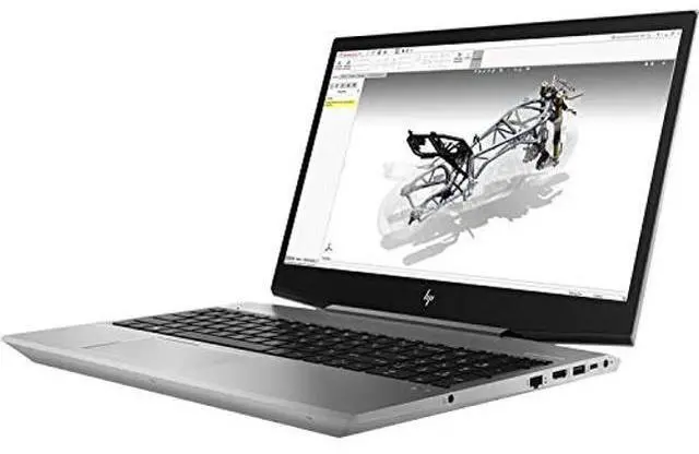 Alt view image 2 of 4 - HP Zbook 15v G5 Mobile Workstation - Windows 10 Pro - Intel Six-Core i7-8750H, 16GB RAM, 256GB PCIe NVMe SSD + 500GB HDD, 15.6" FHD Touchscreen IPS (1920x1080) Display, NVIDIA P600, Fingerprint R