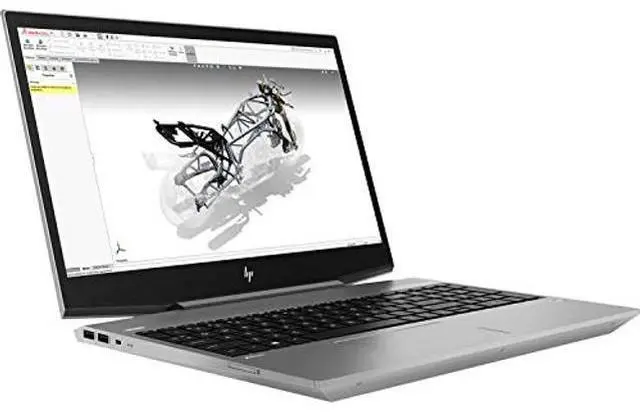 Alt view image 3 of 4 - HP Zbook 15v G5 Mobile Workstation - Windows 10 Pro - Intel Six-Core i7-8750H, 16GB RAM, 256GB PCIe NVMe SSD + 500GB HDD, 15.6" FHD Touchscreen IPS (1920x1080) Display, NVIDIA P600, Fingerprint R