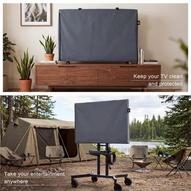 Alt view image 4 of 5 - AEGIS COMFORT CARE Outdoor TV Cover - All-Weather Waterproof Universal for 48 to 50 Inch TVs