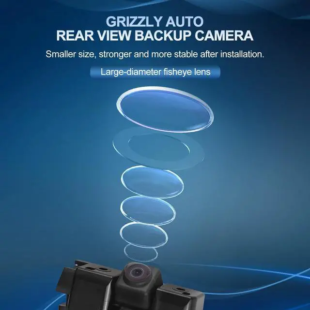 Alt view image 3 of 5 - GRIZZLY AUTO Rear View Backup Camera Compatible with Chevy Colorado 2015-2019, for GMC Canyon 2015-2019 2.5L 2.8L 3.6L, Replace 22896940 84143039