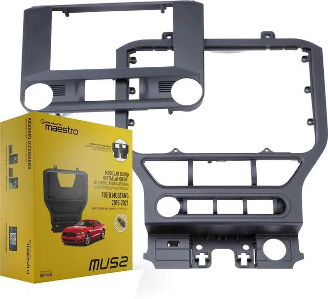 Main image of iDatalink Maestro KIT-MUS2 Radio Installation Dash Kit for Connecting a Pioneer Modular Receiver in Select Ford Mustang 2015-23 (ADS-MRR or ADS-MRR2 Module Also Required)