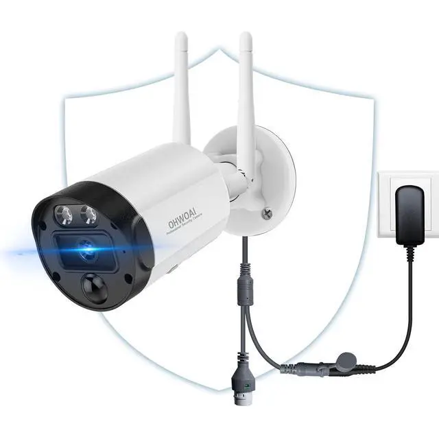 Main image of OHWOAI 4K Ultra HD & 130Wide AngleOutdoor Wireless Expansion Camera for Security Systems, Home WiFi Video IP Surveillance Cameras