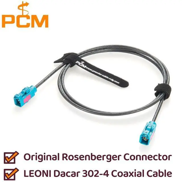 Alt view image 2 of 5 - Original Rosenberger 59Z113-000-Z FAKRA Z Female to Female RF Coaxial Cable 50 Ohm Vehicle Car GPS Antenna Extension Cable for ADAS, FPD-Link GMSL2 Camera, Satellite Radio, Infotainment (2M/6.6FT)