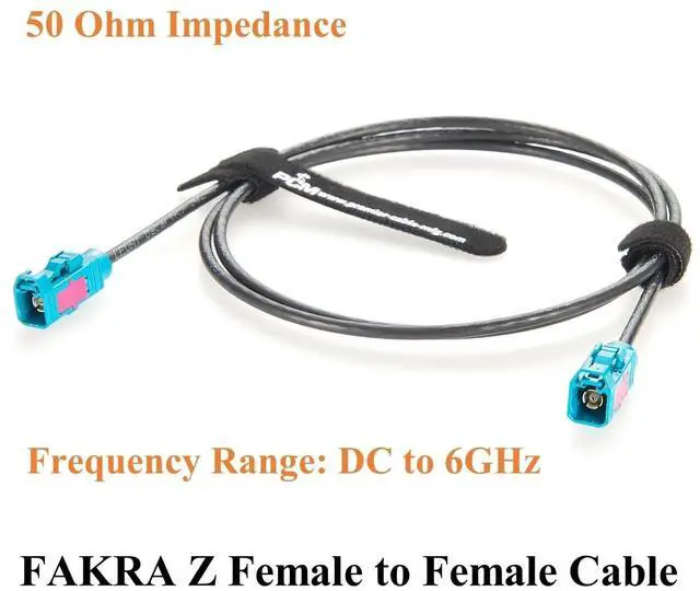Alt view image 4 of 5 - Original Rosenberger 59Z113-000-Z FAKRA Z Female to Female RF Coaxial Cable 50 Ohm Vehicle Car GPS Antenna Extension Cable for ADAS, FPD-Link GMSL2 Camera, Satellite Radio, Infotainment (2M/6.6FT)