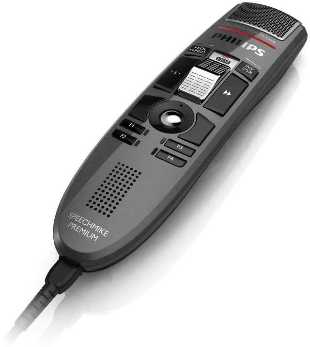 Alt view image 4 of 5 - Philips SpeechMike Premium Dictation USB Microphone, Slide-Switch, LFH3510