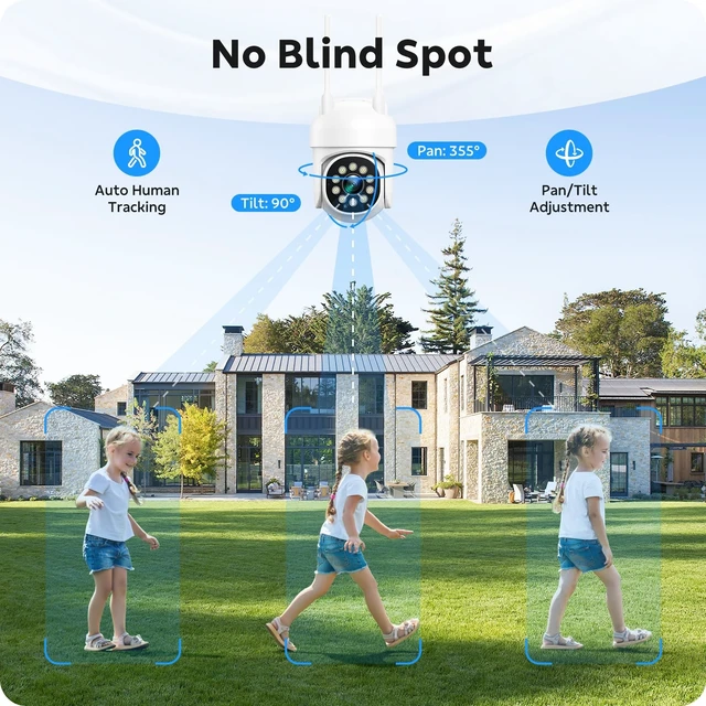 Alt view image 2 of 5 - CAMCAMP Wireless Security Camera Outdoor WiFi Pro for Home 24/7 Recording