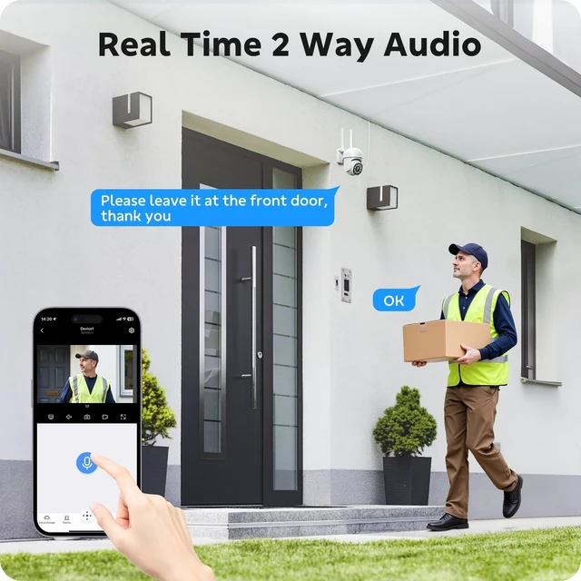 Alt view image 4 of 5 - CAMCAMP Wireless Security Camera Outdoor WiFi Pro for Home 24/7 Recording