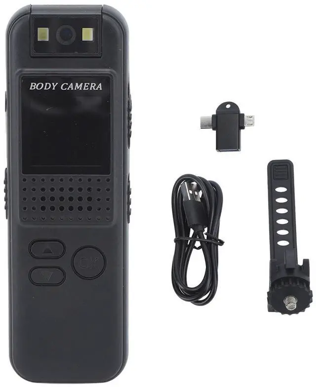 Main image of Handheld Back Clip Camera, Body Camera Video Recorder, Sports Cam Rotatable Tiny Portable for Security Monitoring