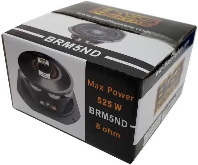 Alt view image 3 of 3 - Bass Rockers High Power Speakers - High-End Neodymium Speakers - 8 Ohm, 90.2dB - BRM5ND 5.25" - Loud Audio Note Speaker for Pro Car, Home, Office, Institute & Truck Audio (Single)