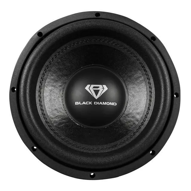 Alt view image 5 of 5 - BLACK DIAMOND DIA-10S 10" Car Subwoofer 220W RMS, 4-Ohm Single Voice Coil, Deep Bass, High-Performance Steel Basket & Foam Surround - Single