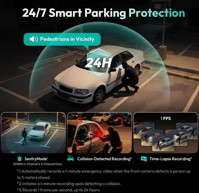 Alt view image 2 of 5 - BOTSLAB Type C Hardwire Kit with Fuse Tap, Exclusive for BOTSLAB Dash Cam G980H / G980H Pro / G980H Multi-Channel, Supports Parking Mode, Includes Double-3 Fuses Tap