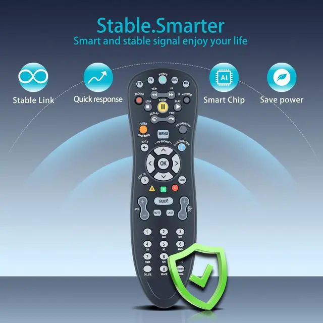 Alt view image 2 of 5 - MXv4 Replacement for At&t U-Verse Remote S10-S1 S10-S2 S10-S3 S10-S4
