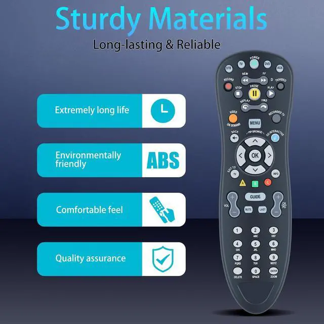 Alt view image 3 of 5 - MXv4 Replacement for At&t U-Verse Remote S10-S1 S10-S2 S10-S3 S10-S4