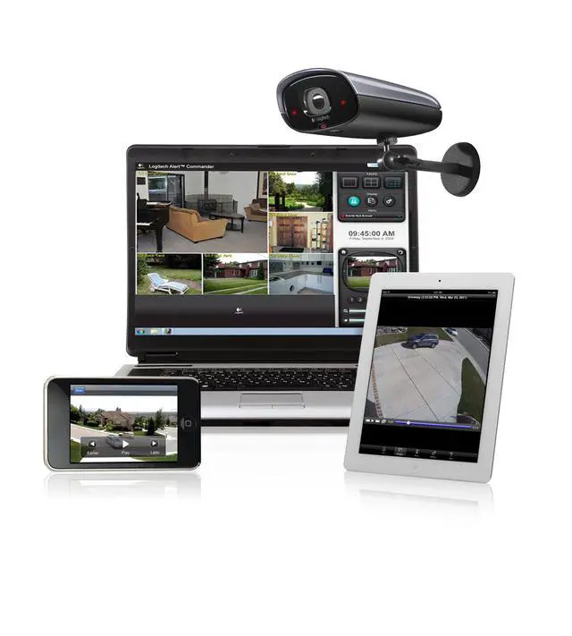 Alt view image 2 of 5 - Logitech Alert 750e Outdoor Master - Night Vision Security System