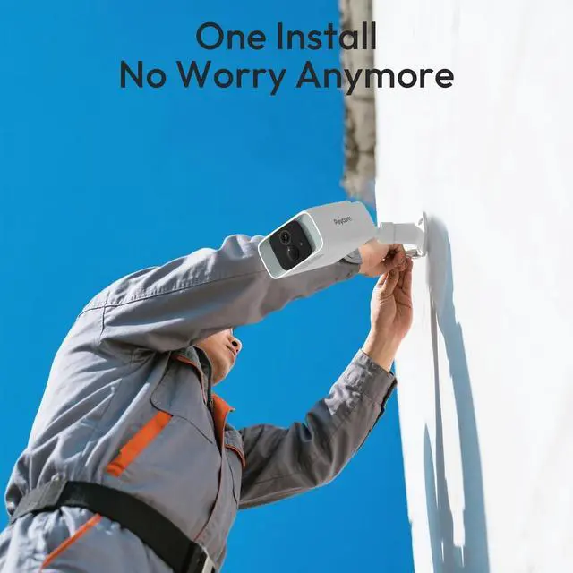 Alt view image 5 of 5 - Solar Security Cameras Wireless Outdoor 2.4G&5G, 2.5K WiFi Outdoor Cameras for Home Security with Embedded Solar Panel, AI Motion Detection & Siren Alarm, Color Night Vision, 2-Way Talk, Waterp