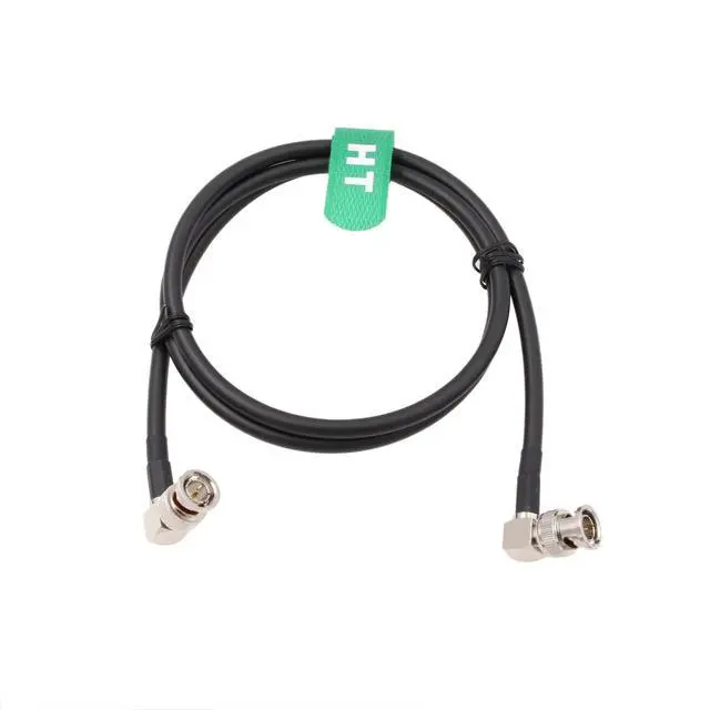 Alt view image 3 of 3 - HangTon 12G 3G HD SDI 75 ohm Coaxial Video Cable 4K 60fps Right Angle to Right Angle BNC Canare LV-61S for Komodo DSMC2 Alexa Camera Monitor 50cm