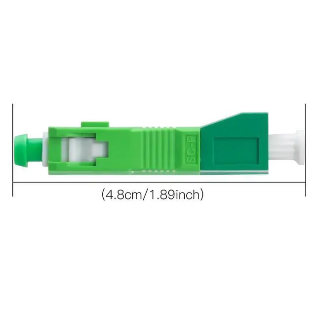 Alt view image 5 of 5 - Xunsomten - 8pcs SC/APC Male to LC/APC Female Fiber Optic Adapter