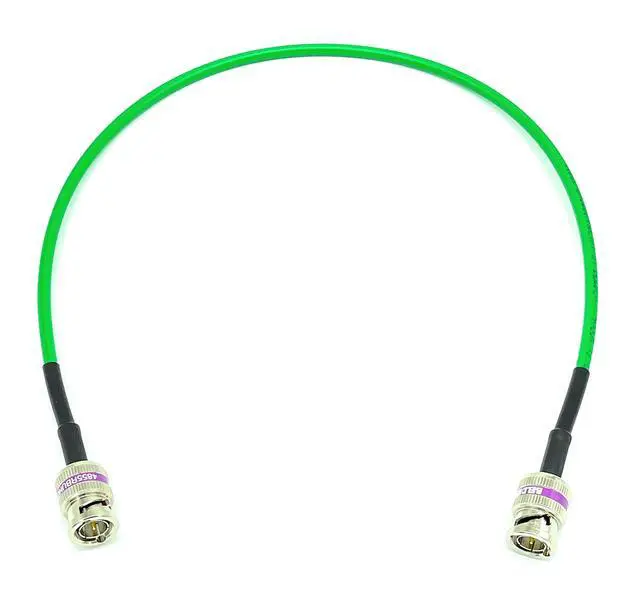 Alt view image 3 of 5 - AV-Cables 12G-SDI BNC to BNC Cable, Premium Mini RG59 75 Ohm UHD Broadcast Video Coax, Supports SD/HD/3G/6G/12G-SDI (6ft, Green)