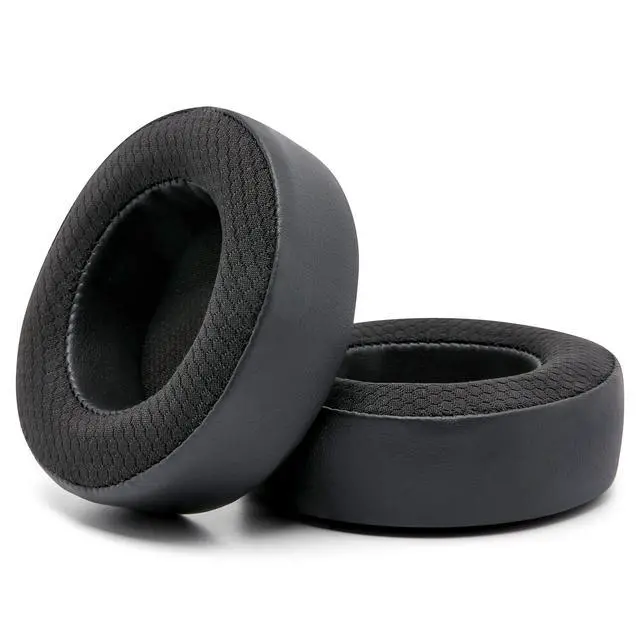 Alt view image 5 of 5 - WC Freeze Virtuoso - Hybrid Fabric Cooling Gel Replacement Earpads for Corsair Virtuoso Gaming Headset, Made by Wicked Cushions, Improved Durability, Thickness and Sound Isolation ^^ Black
