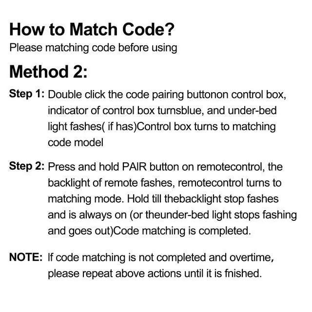 Alt view image 4 of 5 - Snrigw Replacement Remote Control RF.27.19.02 for GhostBed, Fromann, ASONLY, ESHINE Adjustable Bed