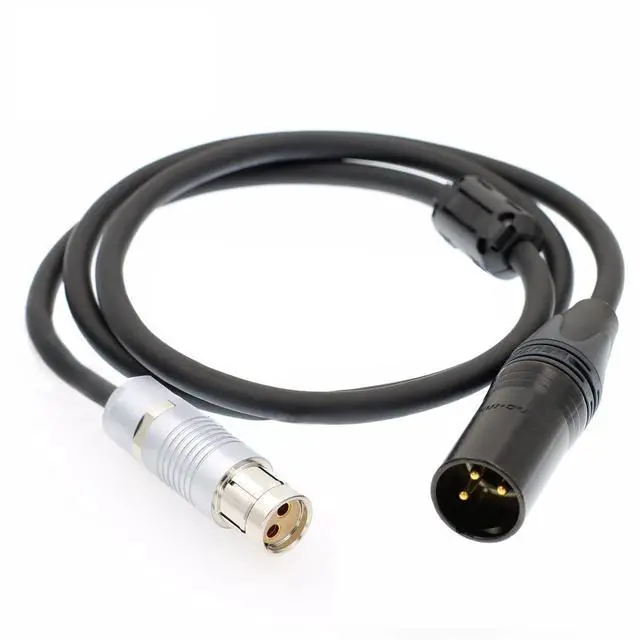 Main image of DRRI 3-Pin XLR Male to 2-Pin Fischer Female for Arri Alexa Camcorders