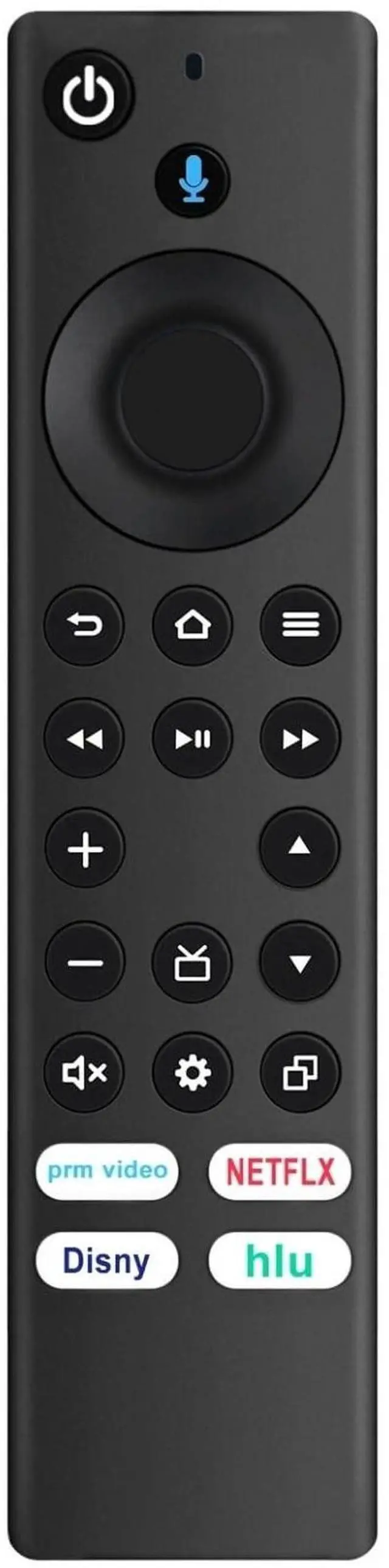 Main image of NTQinParts Replacement Voice TV Remote Control Controller for Hisense 43QD6QF 43", 50QD6QF 50", 55QD6QF 55" QD6 Series QLED 4K UHD Smart TV (2025 Model)