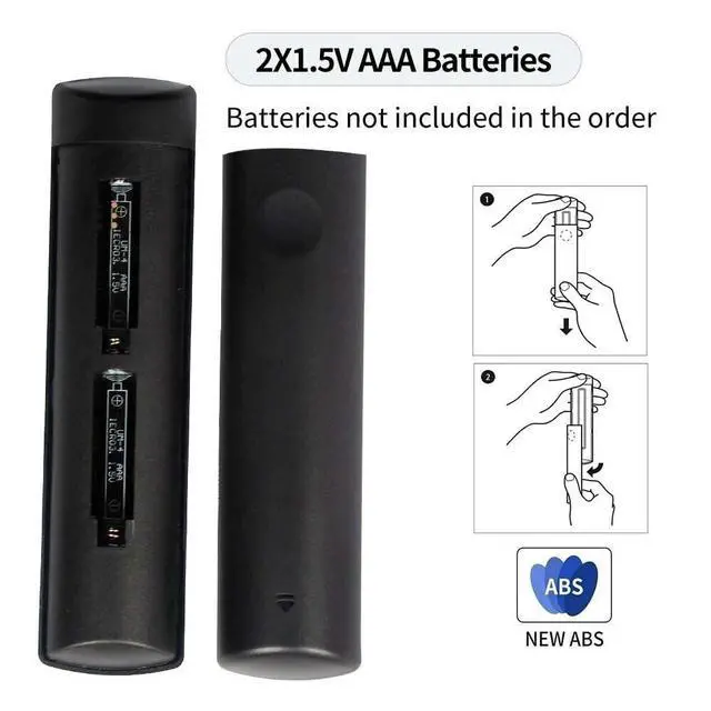 Alt view image 2 of 2 - NTQinParts Replacement Voice TV Remote Control Controller for Hisense 43QD6QF 43", 50QD6QF 50", 55QD6QF 55" QD6 Series QLED 4K UHD Smart TV (2025 Model)