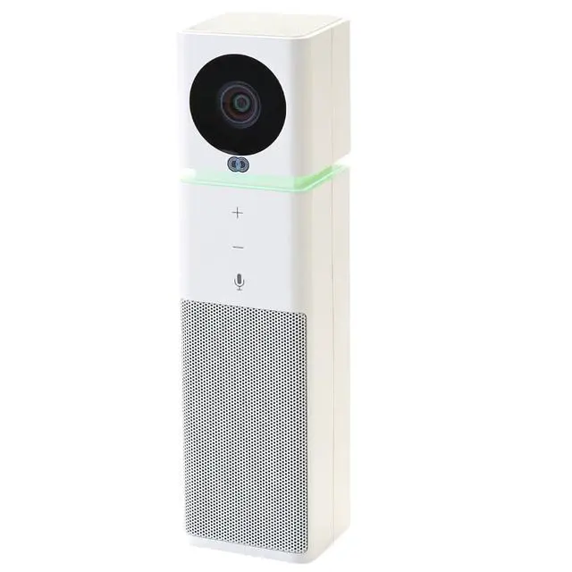 Alt view image 2 of 5 - Boom UNO Full HD 1080p Conference Camera & Video Bar, 120 Wide Angle Lens, Full Duplex Speaker & Noise Reducing Mic, USB Plug & Play for Zoom, Teams & Google Meet (White)