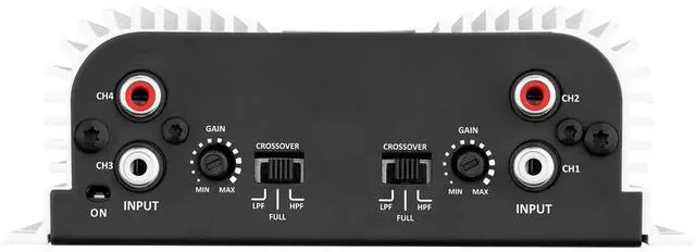 Alt view image 5 of 5 - Taramps TS 400x4 400 watts RMS 4 Channels Full Range Car Audio Amplifier, 2 Bridged Channels, RCA Input Class D, Output Power, Multichannel Amplifier System, Small - TS400X4