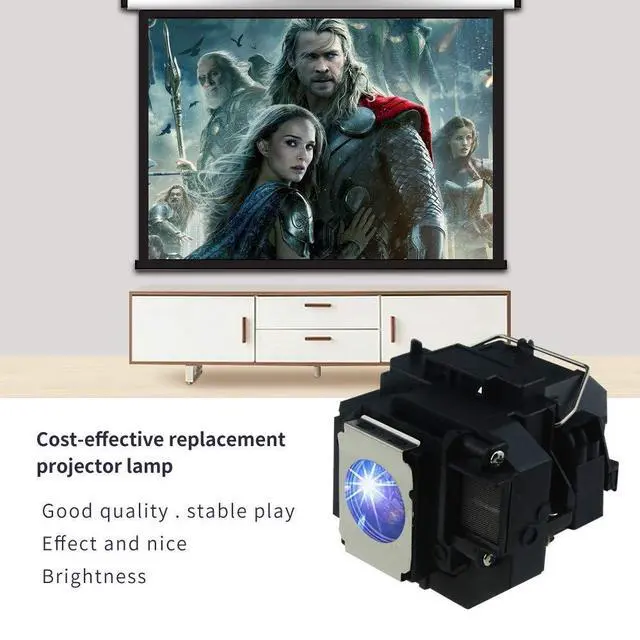 Alt view image 3 of 5 - KAIWEIDI Replacement Projector Lamp for ELPLP54/ELPLP58/V13H010L54 Epson Powerlite Home Cinema 705HD 1220 1260 S7 S9 W7 X9 79 S10+ S8 S8+ VS200,MovieMate 60 62 85HD Projectors