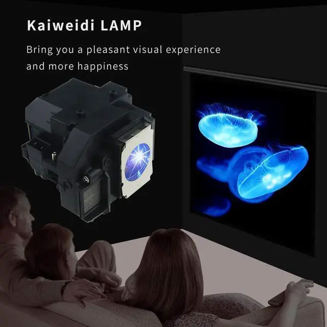 Alt view image 5 of 5 - KAIWEIDI Replacement Projector Lamp for ELPLP54/ELPLP58/V13H010L54 Epson Powerlite Home Cinema 705HD 1220 1260 S7 S9 W7 X9 79 S10+ S8 S8+ VS200,MovieMate 60 62 85HD Projectors