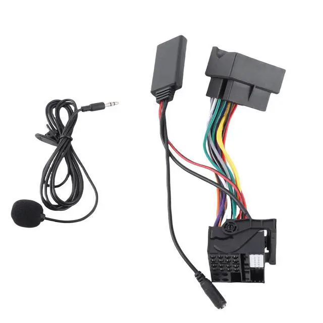 Alt view image 3 of 5 - Qqmora AUX Adapter 5.0 Wireless Car Audio Adapter with Microphone High Fidelity Sound Quality for E60 E63 E64 E65 E66 E87 Series Plug and Play Easy Installation