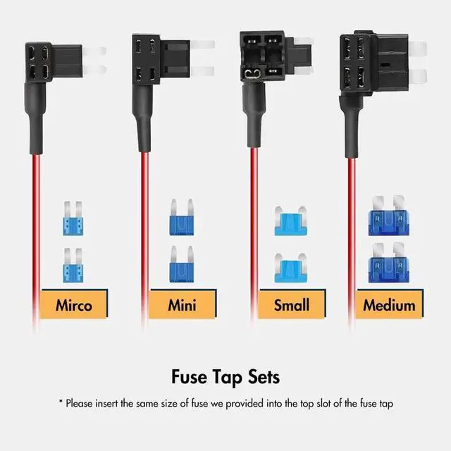 Alt view image 2 of 5 - WOLFBOX USB C Hardwire Kit for G850PRO/G840S/G930/G850/G900/G840H/i07/i17/X5/X5 Duo/X3 Dash Cam, not Suitable for G890/G900 PRO/G900 Tripro, Parking Monitor with Multiple Size connectors