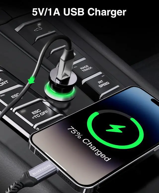 Alt view image 5 of 5 - Kinivo BTC450 Bluetooth Car Kit (Hands-Free, AUX Bluetooth Adapter for Cars with Ground Loop Noise Isolator, 3.5mm Aux Input, Apt-X)