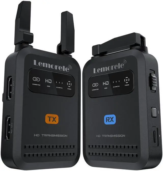 Main image of Lemorele Wireless HDMI Transmitter Receiver 1080P 50ms Low Latency 656ft