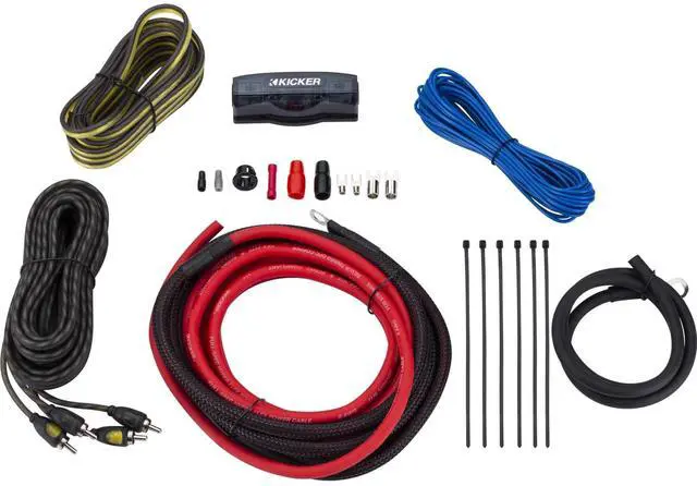 Main image of Kicker 47VK6 VK6 6AWG Complete Amplifier Wiring Kit w/2CH Interconnects