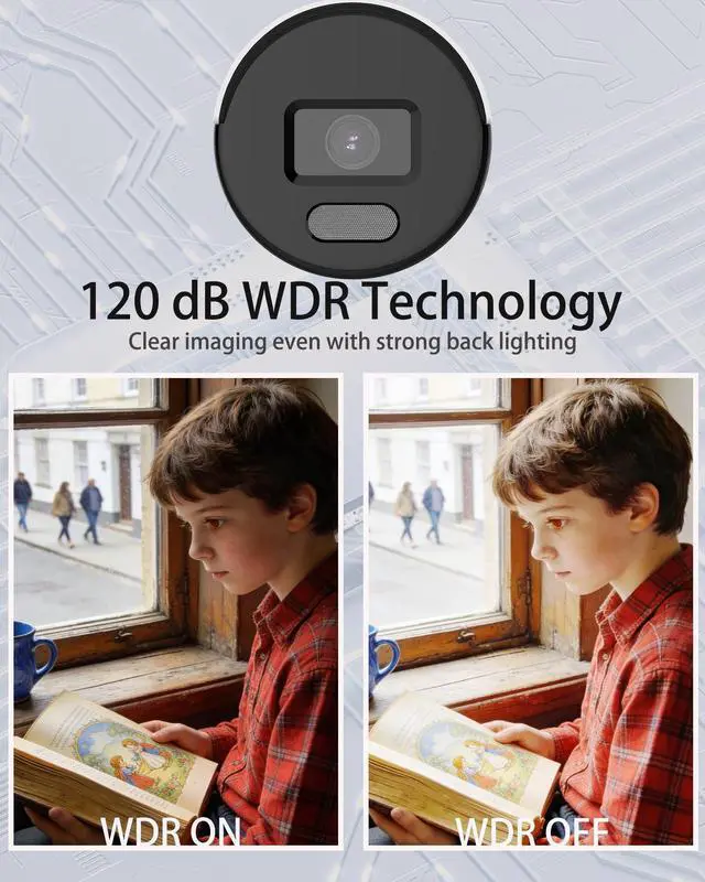Alt view image 2 of 5 - VisiSecure DS-2CD1047G2-LUF 4MP HIKVIS0N_Color-Vu PoE Bullet IP Camera with 24/7 Color Vision, 2.8mm,Human/Vehicle Detection, IP67 Weatherproof, 120dB WDR, H.265+ Compression
