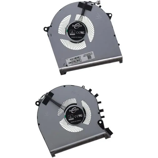 Alt view image 5 of 5 - Deal4GO CPU GPU Graphics Cooling Fan L62865-001 L62866-001 Replacement for HP OMEN 17-CB 17t-CB 2019 17-CB0005NA with RTX 20x0