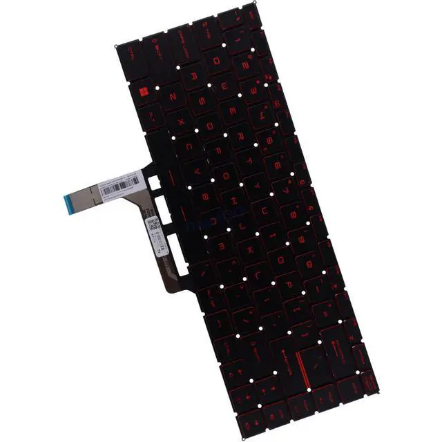 Alt view image 3 of 5 - Deal4GO Backlit Keyboard Replacement for MSI GF65 10UE 9SD GS65 GF63 9SC WS65 GS65VR PS63 PS42 MS-16W1/2 MS-16R6/5/4/3 MS-16Q2/3/4