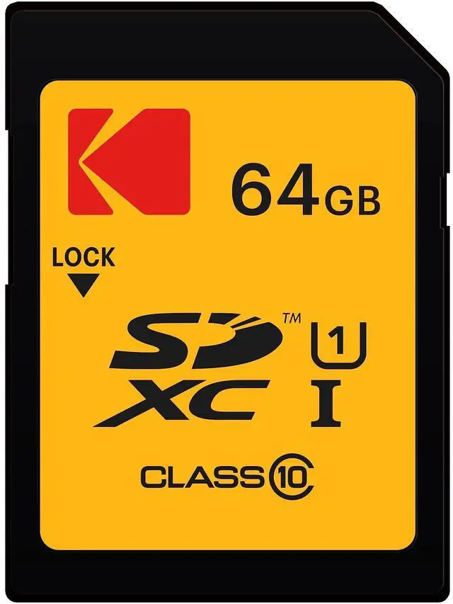 Main image of Kodak SDXC Card 64GB UHS-I U1 V10 Premium, up to 85MB/s Read Speed, for Full HD Video and High-Resolution Pictures, Compatible with SDXC Standard - EKMSD64GXC10K
