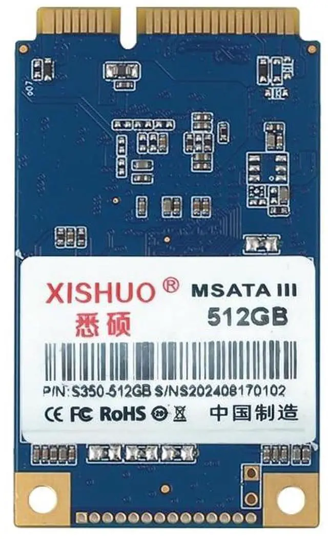 Main image of XISHUO mSATA SSD MLC Internal Solid State Drive for Table PC (512, GB)