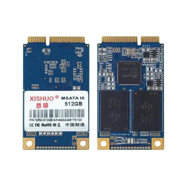 Alt view image 3 of 5 - XISHUO mSATA SSD MLC Internal Solid State Drive for Table PC (512, GB)