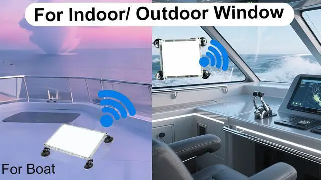 Alt view image 5 of 5 - Car Suction Cup Mount Compatible for Starlink Mini, Strong Suction Protective Mounting Case for Car Sunroofs Dashboard Windows RVs, Trucks, Boats Vibration-Proof Stable Satellite Signal