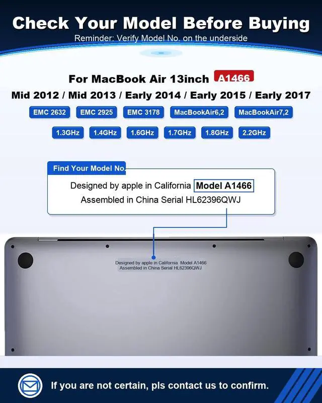 Alt view image 2 of 5 - A1466 Replacement Screen for MacBook Air 13-inch Full LCD Display Assembly