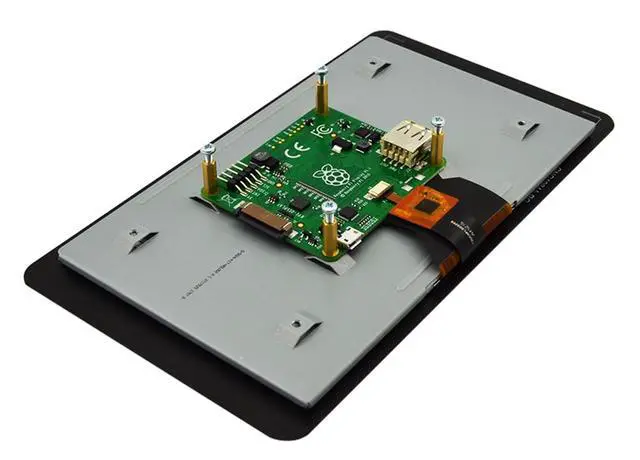 Alt view image 5 of 5 - Raspberry Pi Official 7 Inch Touch Screen for Raspberry Pi 4 / pi 3/pi 2 Model B