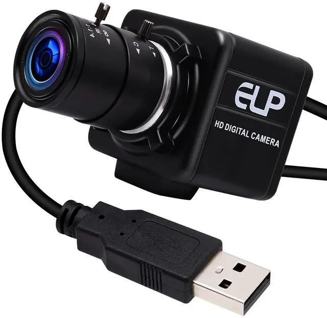 Main image of ELP Low Illumination USB Camera HD Manual Zoom 4mm Lens PC CMERA for Computer Mini UVC Webcam 0.01lux Industrial Webcamera 960P AR0130 Security Lightburn Cam for Laptop