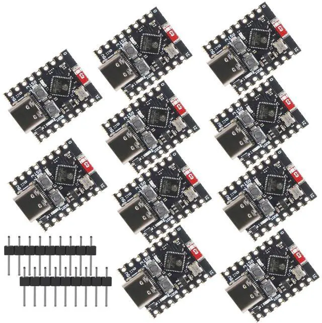 Main image of 10pcs ESP32-C3 Mini Development Board ESP32 Mini Development Board ESP32C3 MCU Board RP2040 WiFi Bluetooth Type C Single-Core Processor Module