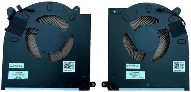 Main image of New Laptop CPU + GPU Cooling Fan for Dell Alienware M15 R3 M15 R4 AWM15-7272WHT-PUS AWM15R4-7689WHT-PUS 7818WHT ALWM15R3 Series 0D1X38 0TG9V0 EG50061S1-C070-S9A EG50061S1-C080-S9A 12V Fan