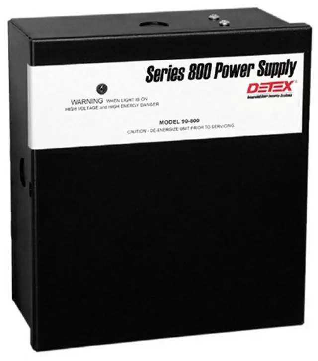 Main image of Detex 90-800 Series 800 Power Supply, Filtered Output, 120V, 24VDC, 1A