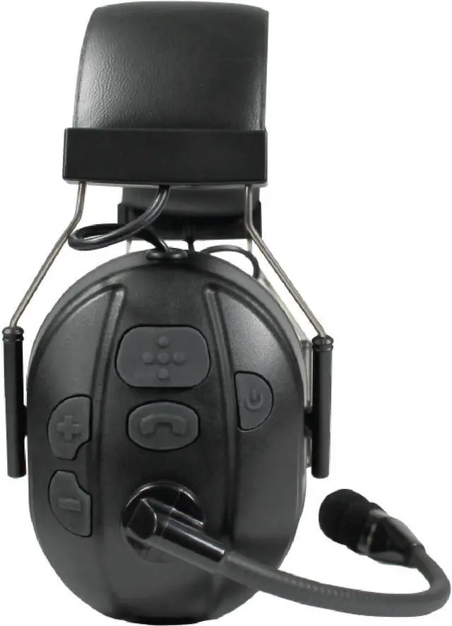 Alt view image 4 of 5 - PRYME Wireless Dual-Muff Headset w/Boom Mic (BTH-800-MAX-OHB)